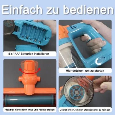 Aspirateur jouet 3 en 1 pour enfant – image 3