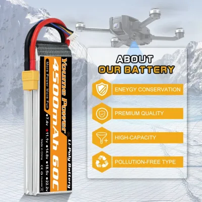 Batterie LiPo 4500 mAh pour modèle réduit – image 2