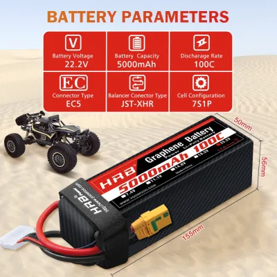Batterie LiPo 6S 6000 mAh 22,2 V – image 2