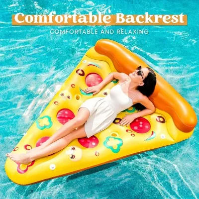 Bouée gonflable tranche de pizza – image 2