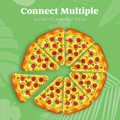 Bouée gonflable tranche de pizza – image 3