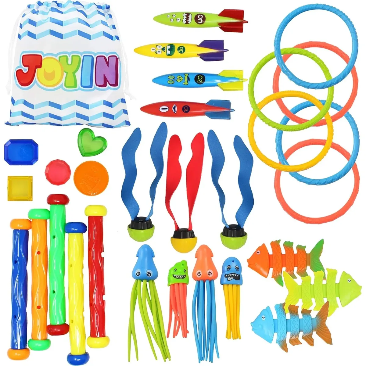 Jeux de plongée pour piscine, 30 pièces