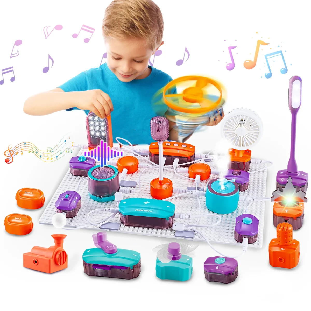 Kit de circuits électroniques éducatif