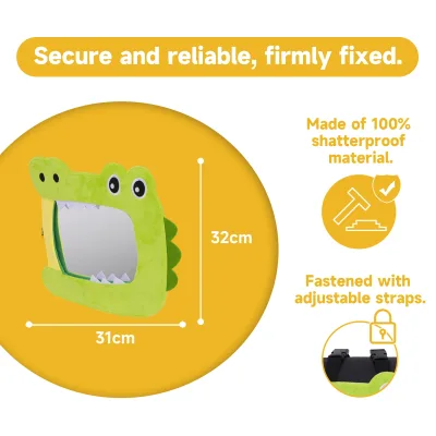 Miroir de siège arrière crocodile bébé – image 3