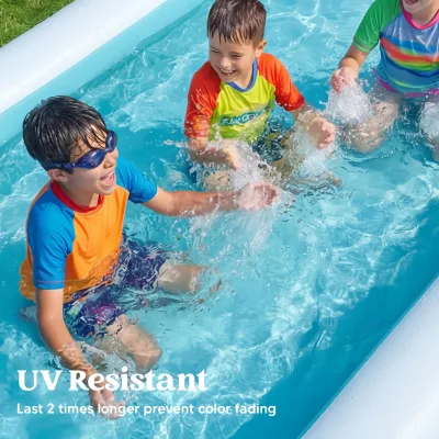 Piscine gonflable à sièges en PVC – image 2