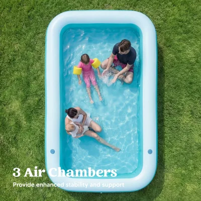 Piscine gonflable à sièges en PVC – image 3