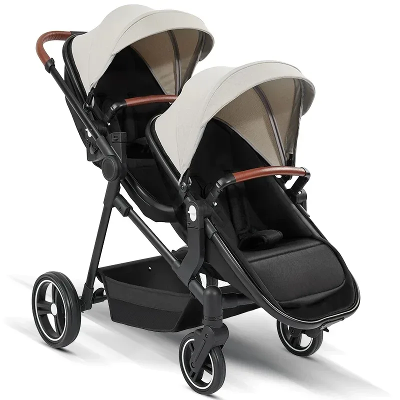Poussette double pliable pour jumeaux