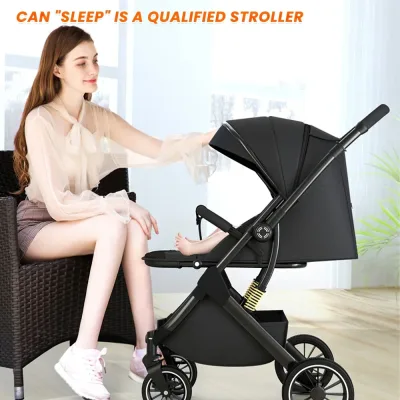 Poussette pliable à amortisseurs – image 2