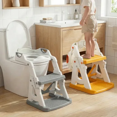Réducteur de toilette avec marchepied – image 2