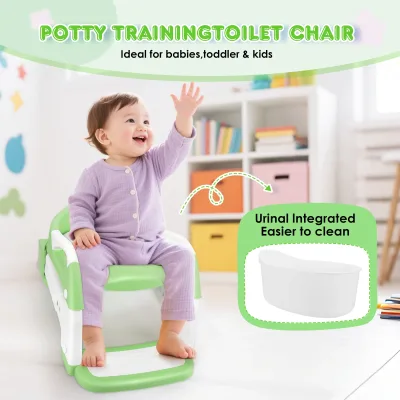 Réducteur de toilettes enfant avec marches