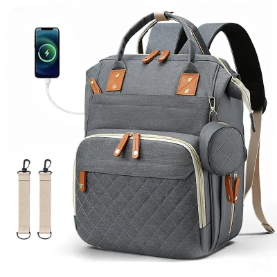 Sac à langer à dos avec porte-tétines