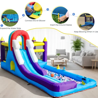 Toboggan aquatique gonflable Oxford – image 3
