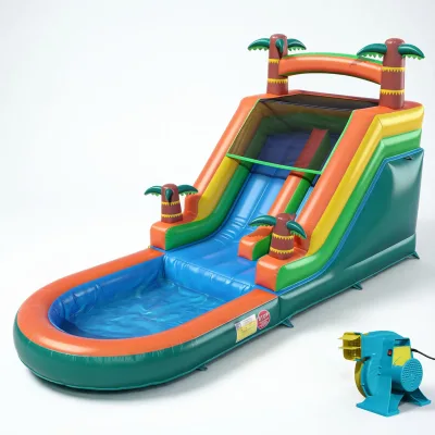 Toboggan gonflable aquatique en PVC – image 2